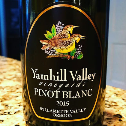 Yamhill Valley Vineyards Pinot Blanc - 2015 - 750ML