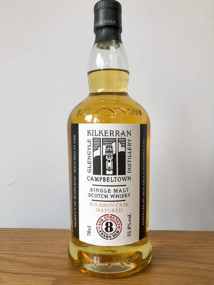 Kilkerran 8 year Cask Strength Bourbon Cask Single malt 55.6%abv 700ml