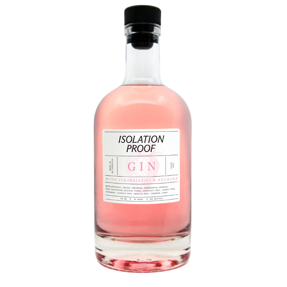 Isolation Proof Strawberry Rhubarb Gin - NV - 750ML