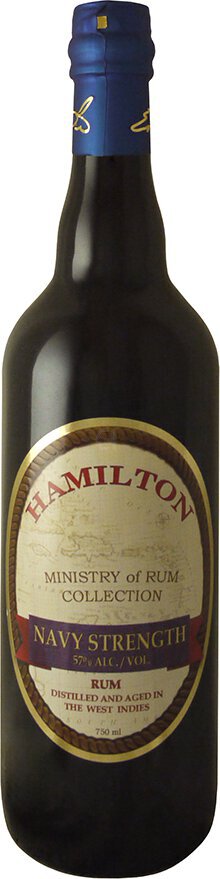 Hamilton Navy Strength 114 Proof Rum 375ml