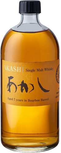 Akashi Single Malt "Aged In Bourbon Barrel" 50% ABV 750ML