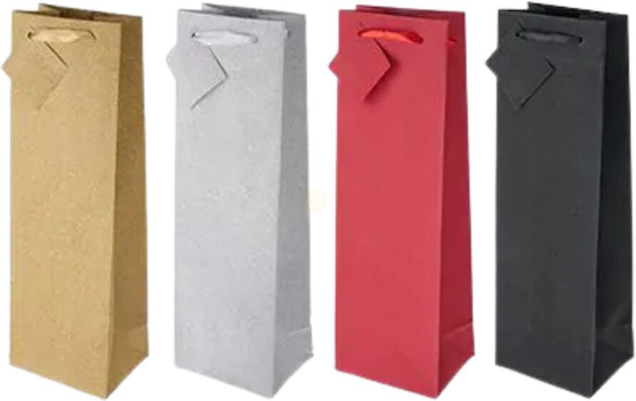 No-Mess Glitter Wine Bottle Gift Bag (All Colors)
