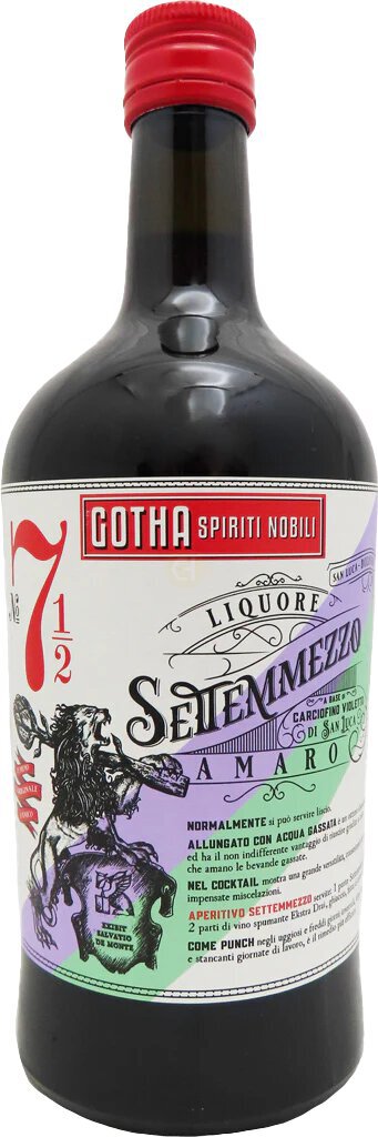 Gotha Spiriti Nobili Settemmezzo Amaro 21% 750mL