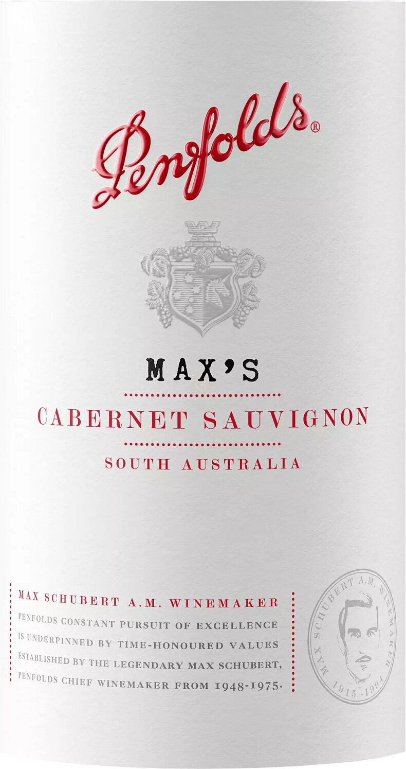 Penfold Max's Cab Sauv 750ML