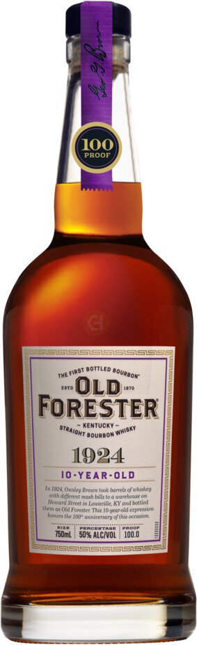 Old Forester 1924 10-Year-Old Kentucky Straight Bourbon Whiskey 100 PROOF 750mL