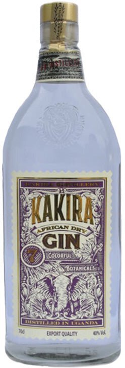 Kakira African Dry Gin 47% ABV 750mL