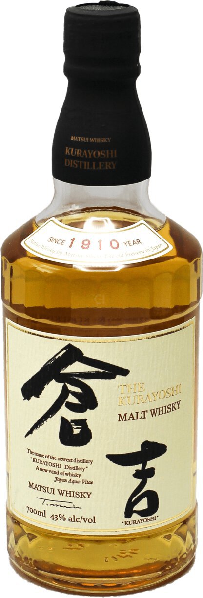 Matsui Malt Whisky "The Kurayoshi" 43% ABV 700mL