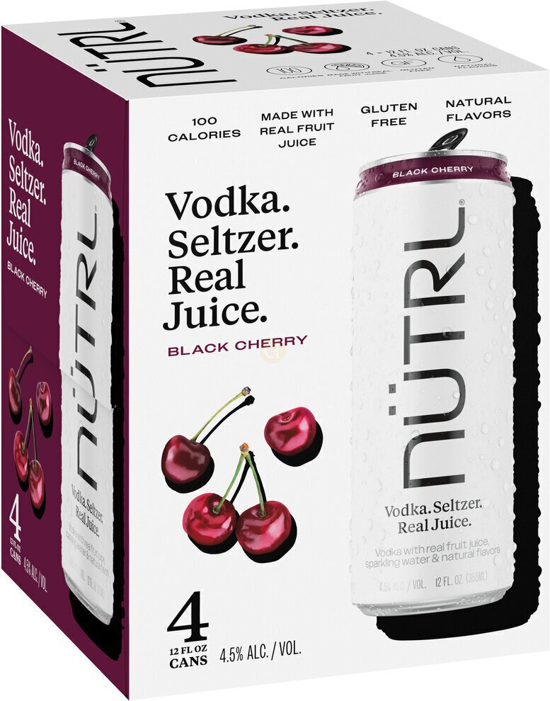 Nutrl Black Cherry Vodka CAN