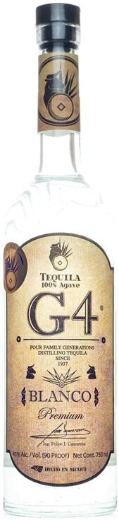 G4 Tequila Blanco Fermentado en Madera 750ML