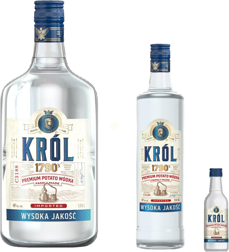 Krol Premium Vodka 40% ABV 50ml