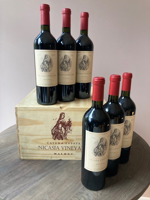 Catena Zapata Nicasia Malbec 6 Cs In Wood - 2022 - 750ML
