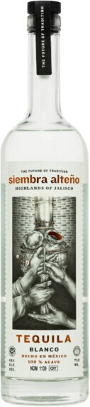 Siembra Alteno Tequila Blanco Batch 001 46% ABV 750mL