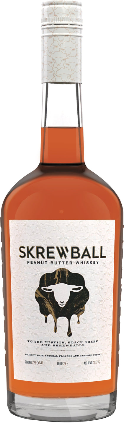 Skrewball Peanut Butter Whiskey 35% ABV 750mL