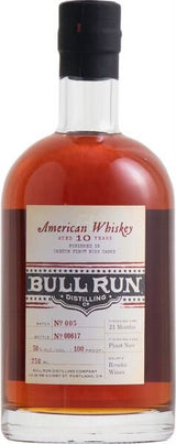 Bull Run Distilling 17 Year Old American Whiskey Finished in Oregon Pinot Noir Casks 48.38% ABV 750mL