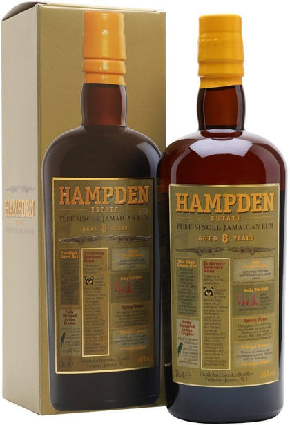 Hampden Estate Single Jamaican Rum 8 Years Old 750mL