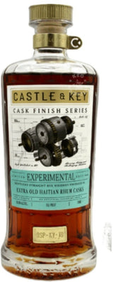 Castle & Key 'Experimental Edition' Kentucky Straight Rye Whiskey Finished in Extra Old Haitian Rhum Casks 58.05% ABV 750mL