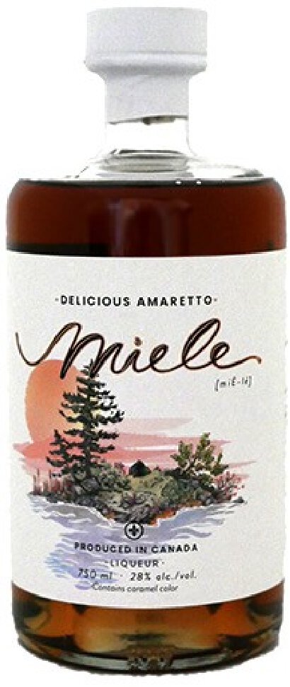 Miele Delicious Amaretto Liqueur 28% ABV 750mL