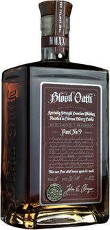 Blood Oath Pact No. 9 Kentucky Straight Bourbon Whiskey 49.3% ABV 750mL