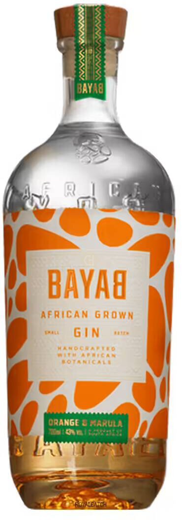 Bayab African Grown Orange & Marula Gin 750ML