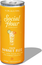 Social Hour Cocktails Yuzu Sunset Fizz 11.5% ABV 250mL CAN