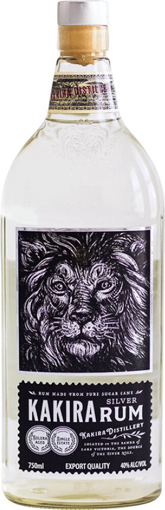 Kakira African Silver Rum 40% ABV 750mL