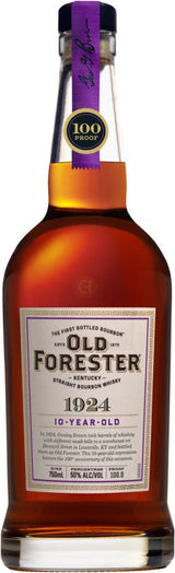 Old Forester 1924 10-Year-Old Kentucky Straight Bourbon Whiskey 100 PROOF 750mL
