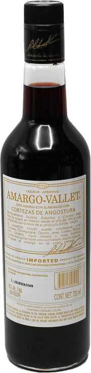 AMARGO ANGOSTURA VALLET 6 CS 90 PF - 750ML - NV