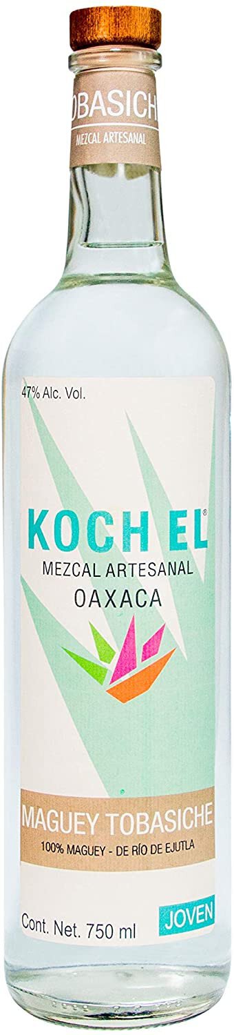Koch EL Mezcal Artesanal Maguey Tobasiche 47% ABV 750mL