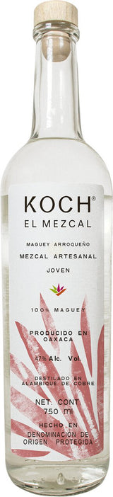 Koch El Mezcal Artesanal Maguey Arroqueño 47% ABV 750mL