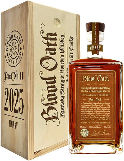 Blood Oath Pact No. 11 Kentucky Straight Bourbon Whiskey 49.3% ABV 750mL
