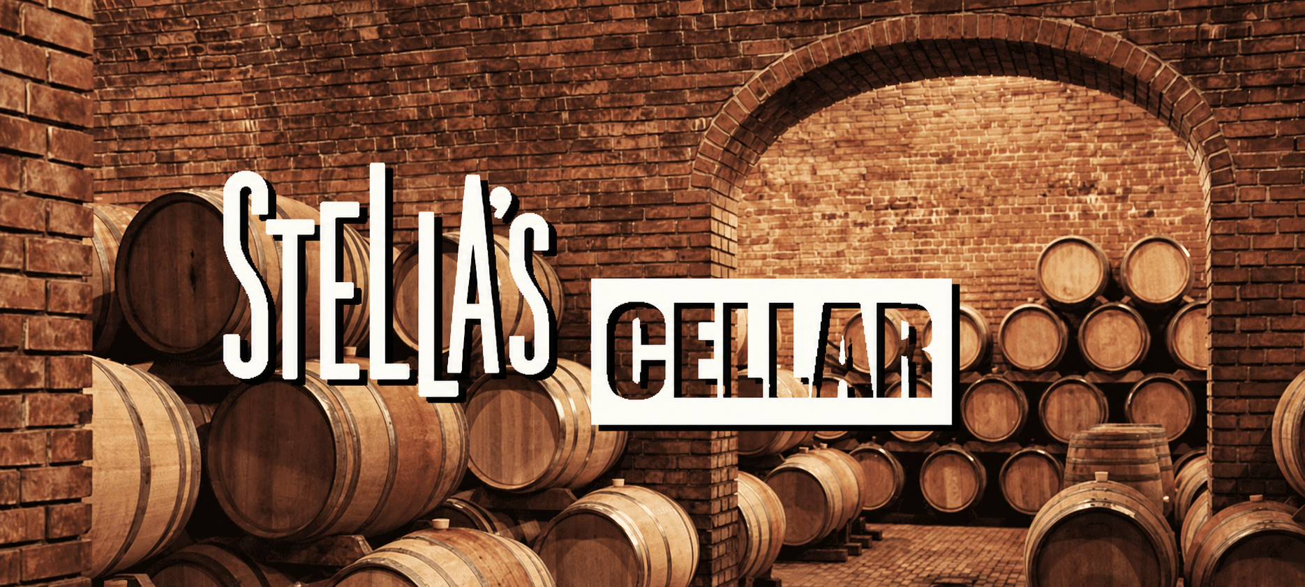 Stella's Cellar wine barrels